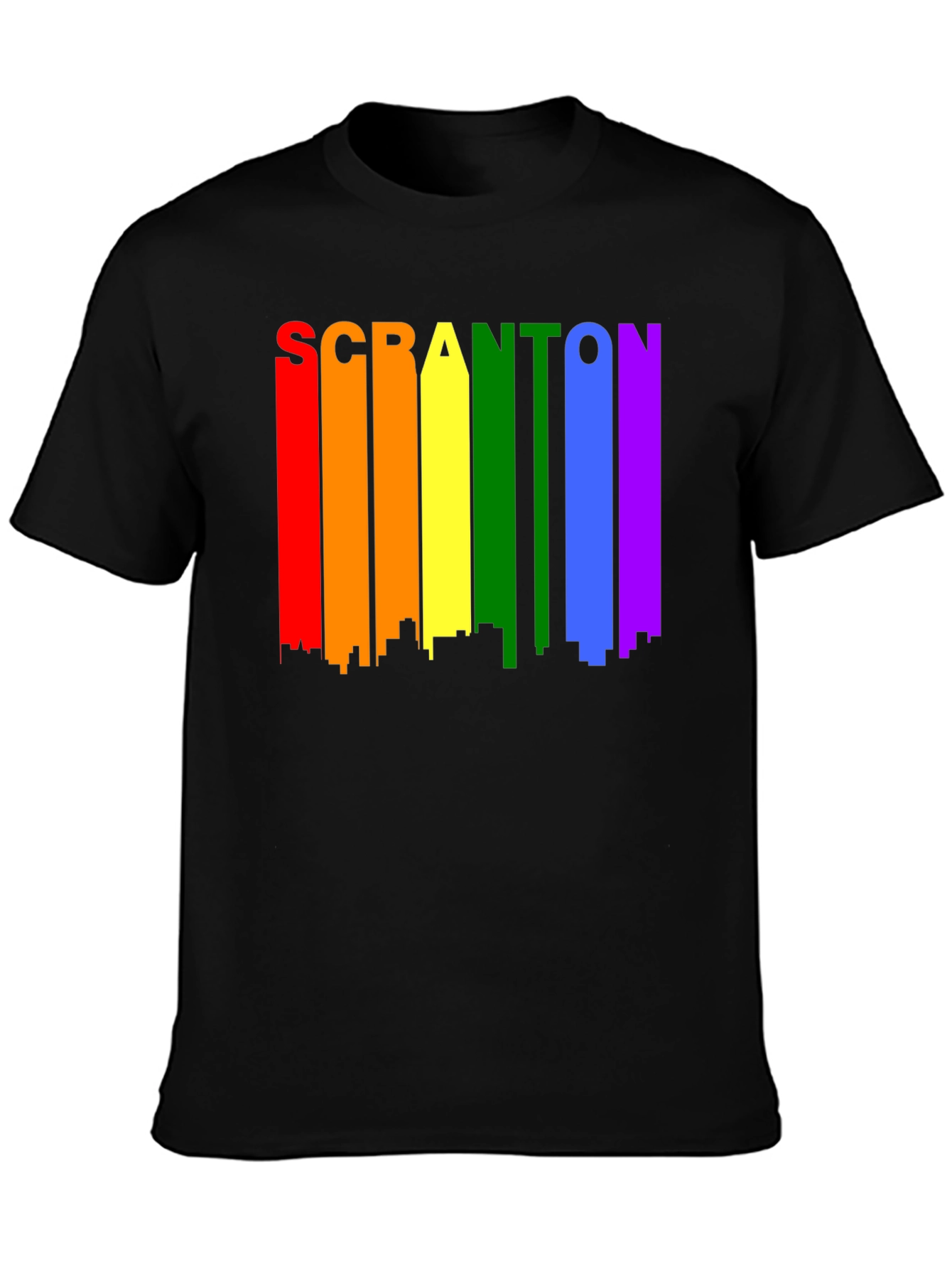 Scranton Rainbow Skyline T-Shirt