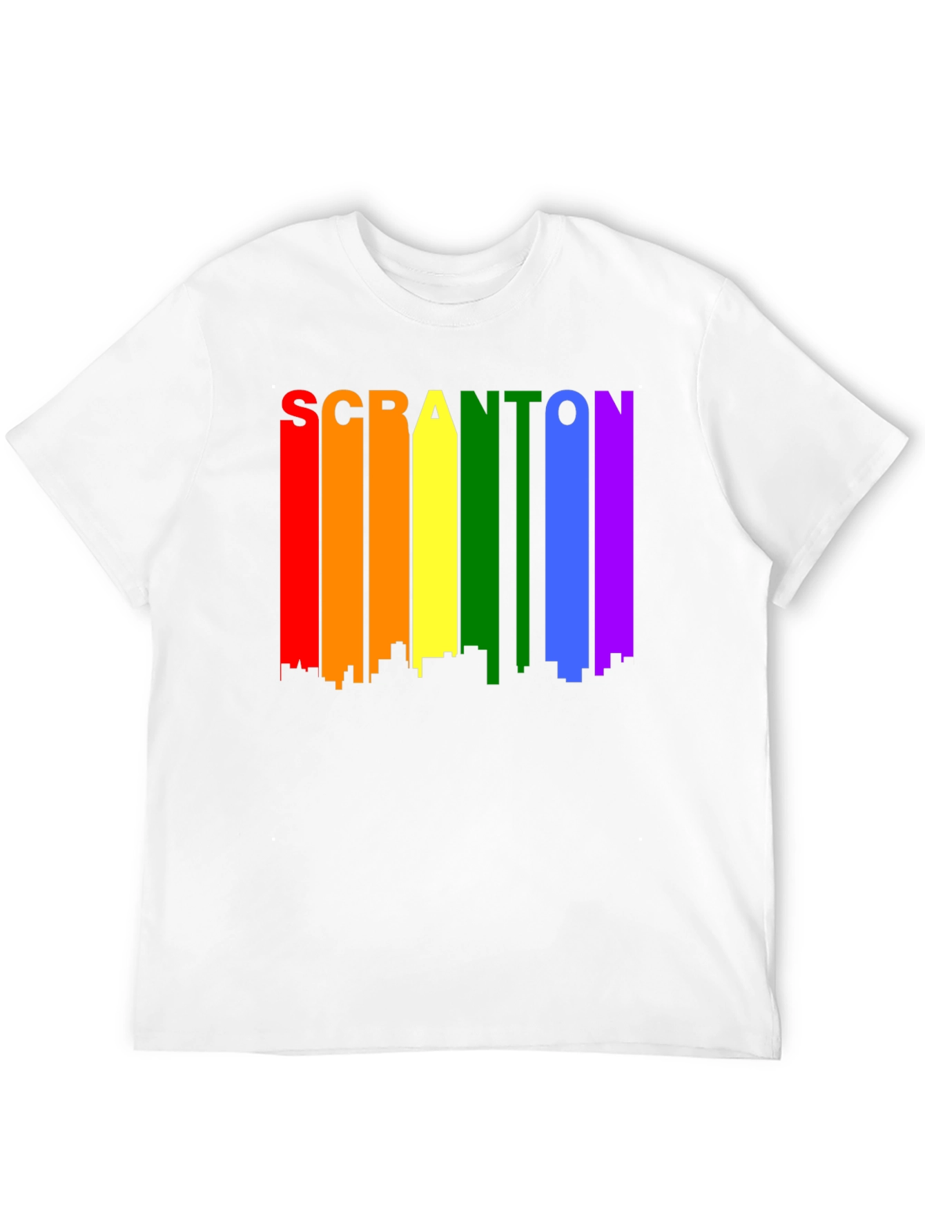 Scranton Rainbow Skyline T-Shirt