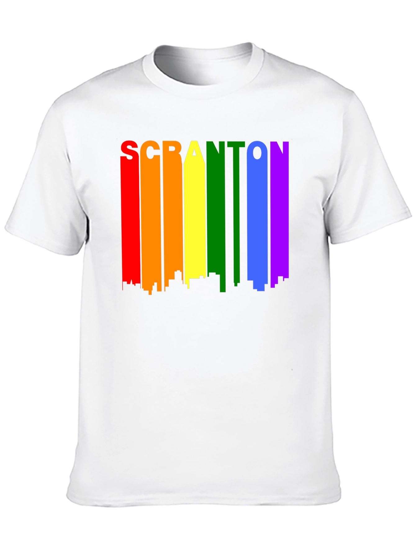 Scranton Rainbow Skyline T-Shirt