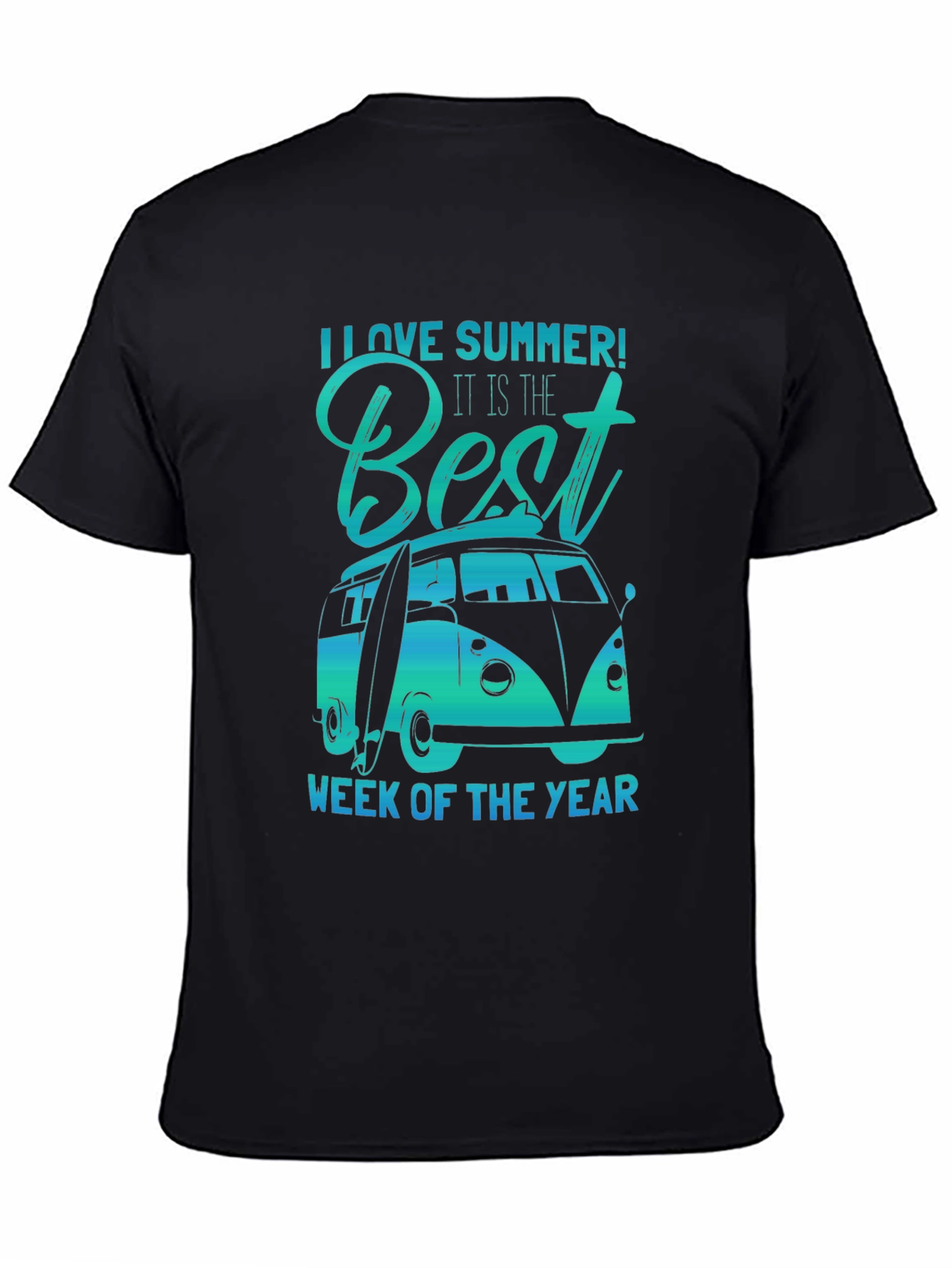 Summer Love T-Shirt Van Surf Design