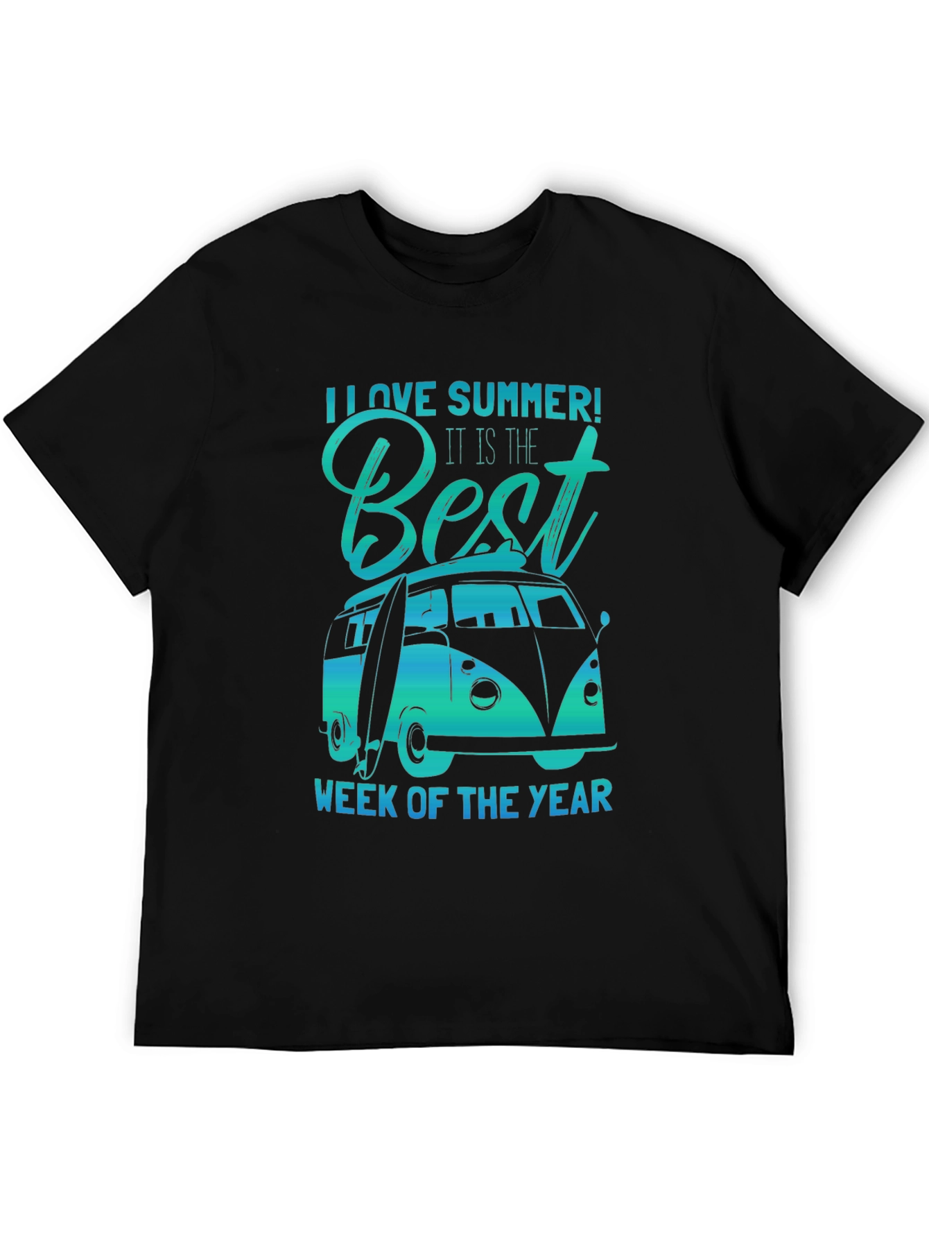 Summer Love T-Shirt Van Surf Design