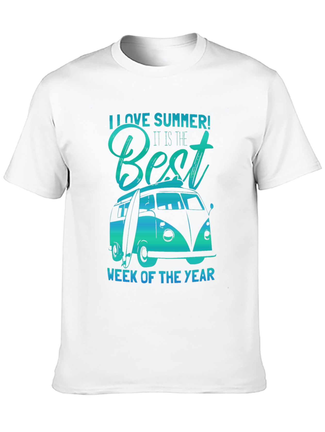 Summer Love T-Shirt Van Surf Design