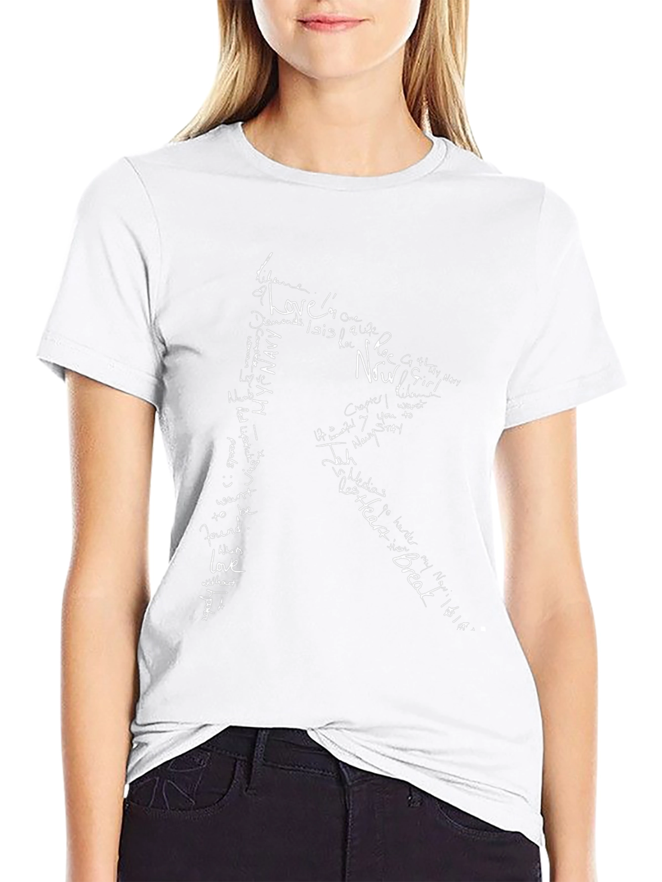 Word Art R Graphic Tee