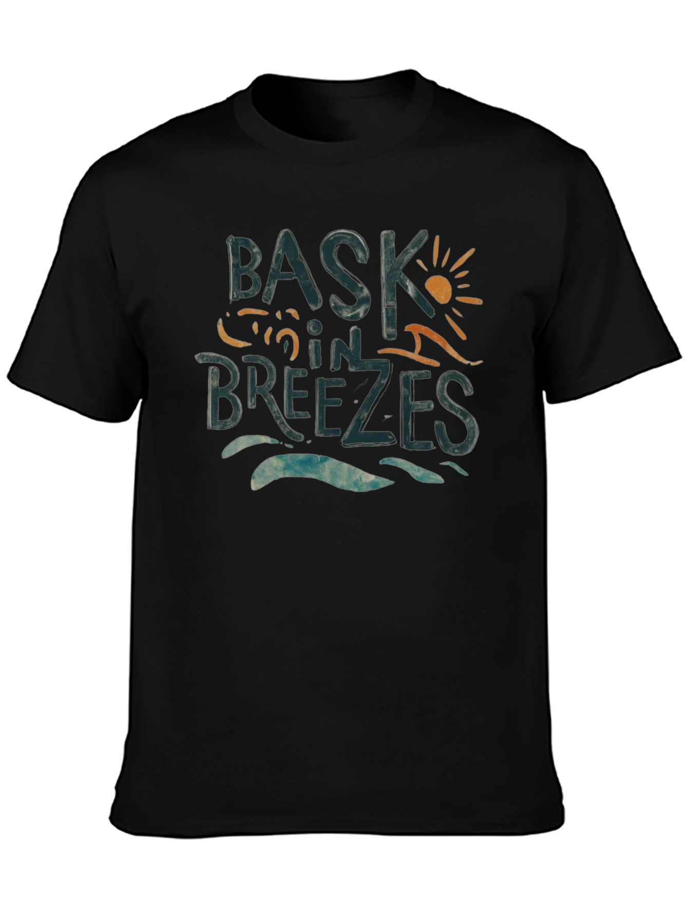 Bask in Breezes Graphic Tee - Summer Vibes