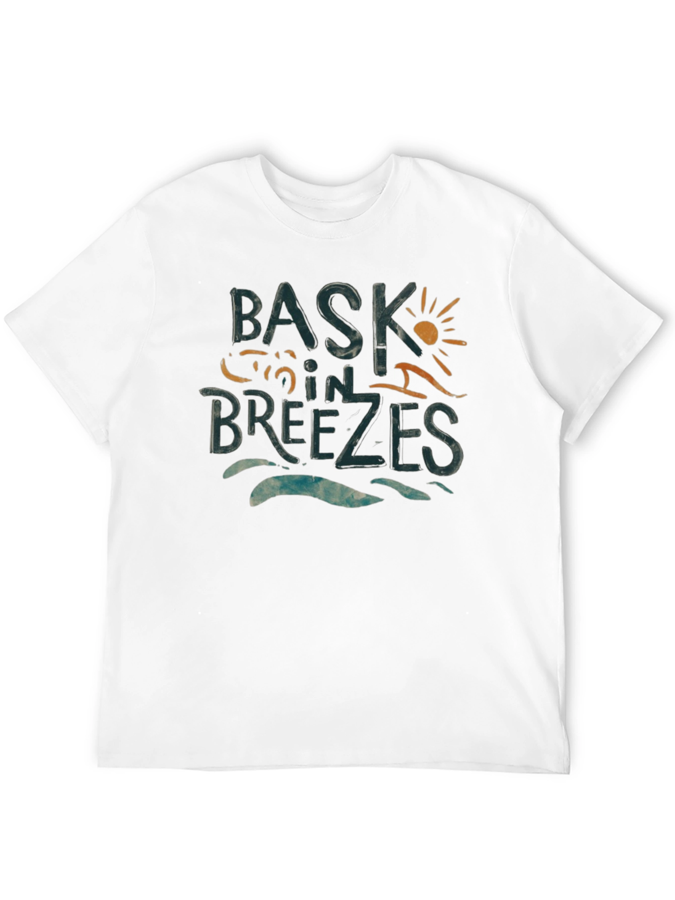Bask in Breezes Graphic Tee - Summer Vibes