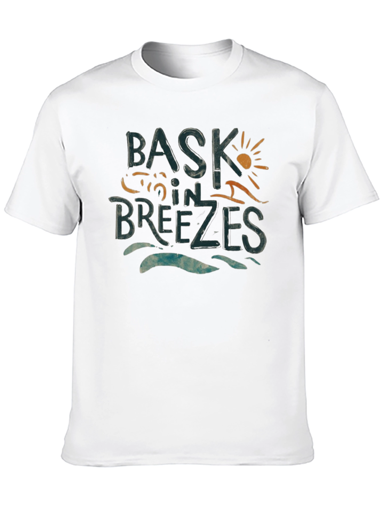 Bask in Breezes Graphic Tee - Summer Vibes