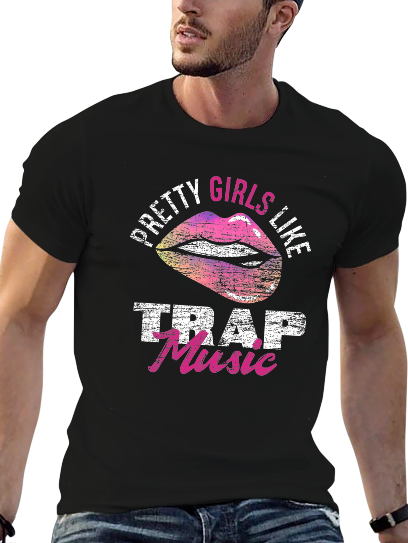 Pretty Girls Like Trap Music Graphic T-Shirt