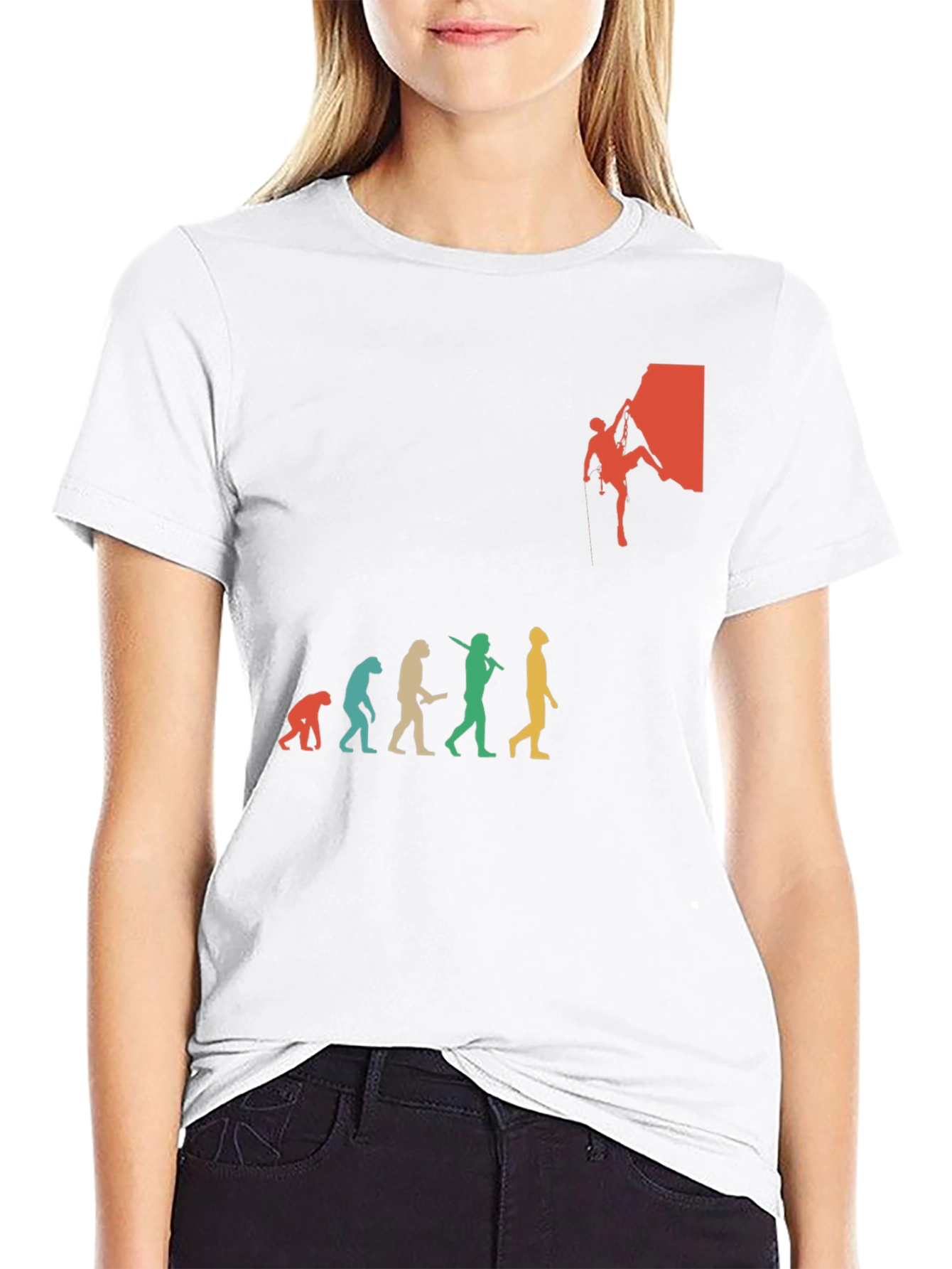 Climbing Evolution Graphic T-Shirt