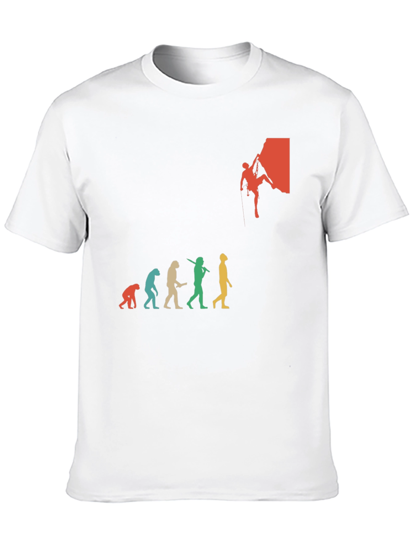 Climbing Evolution Graphic T-Shirt