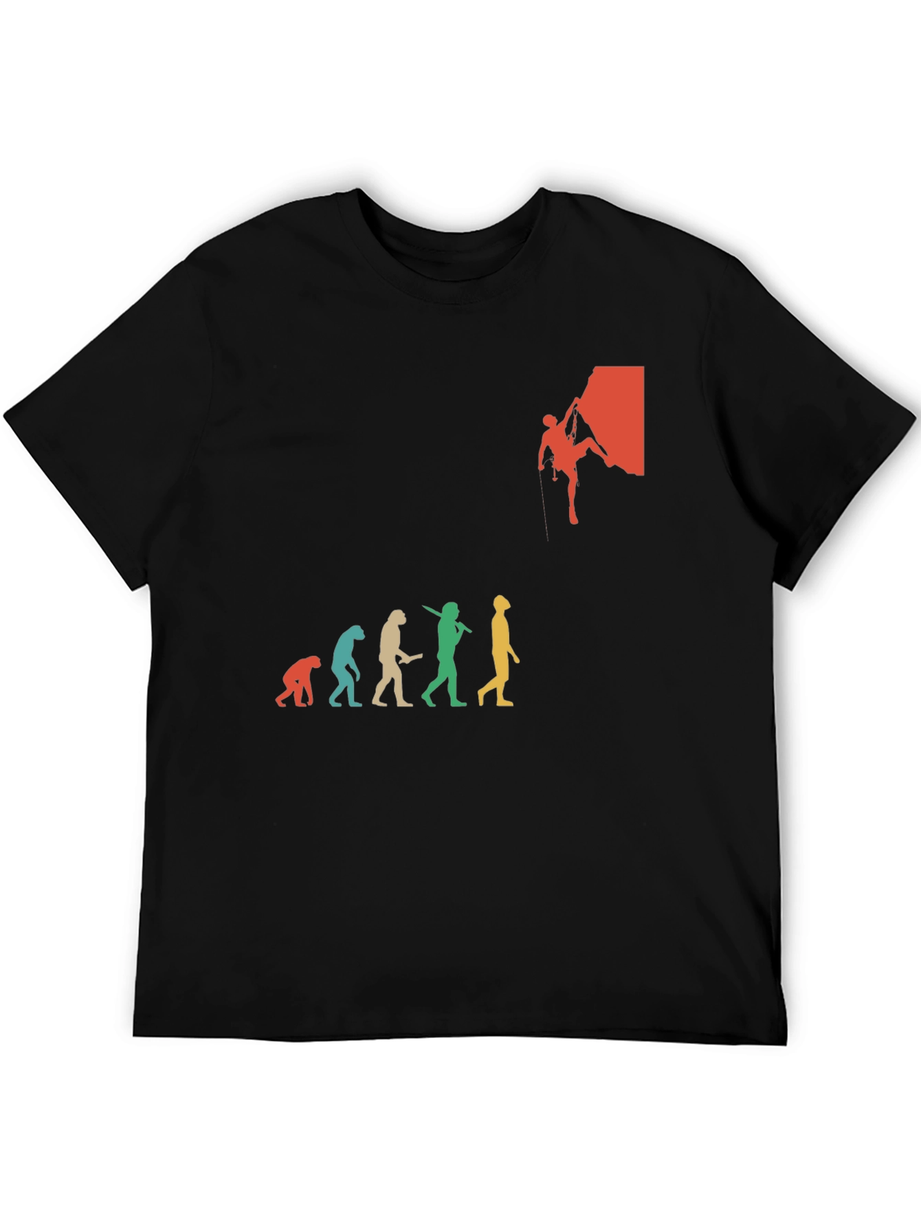 Climbing Evolution Graphic T-Shirt