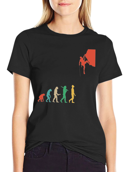 Climbing Evolution Graphic T-Shirt