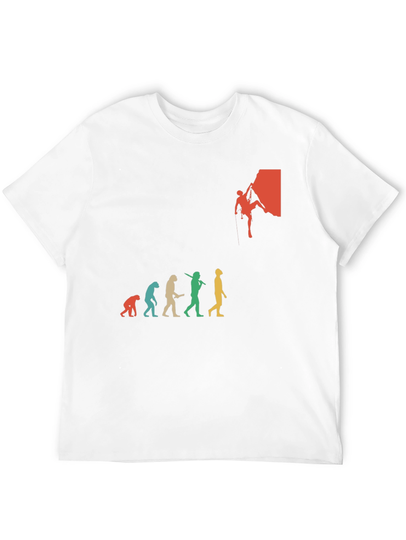 Climbing Evolution Graphic T-Shirt