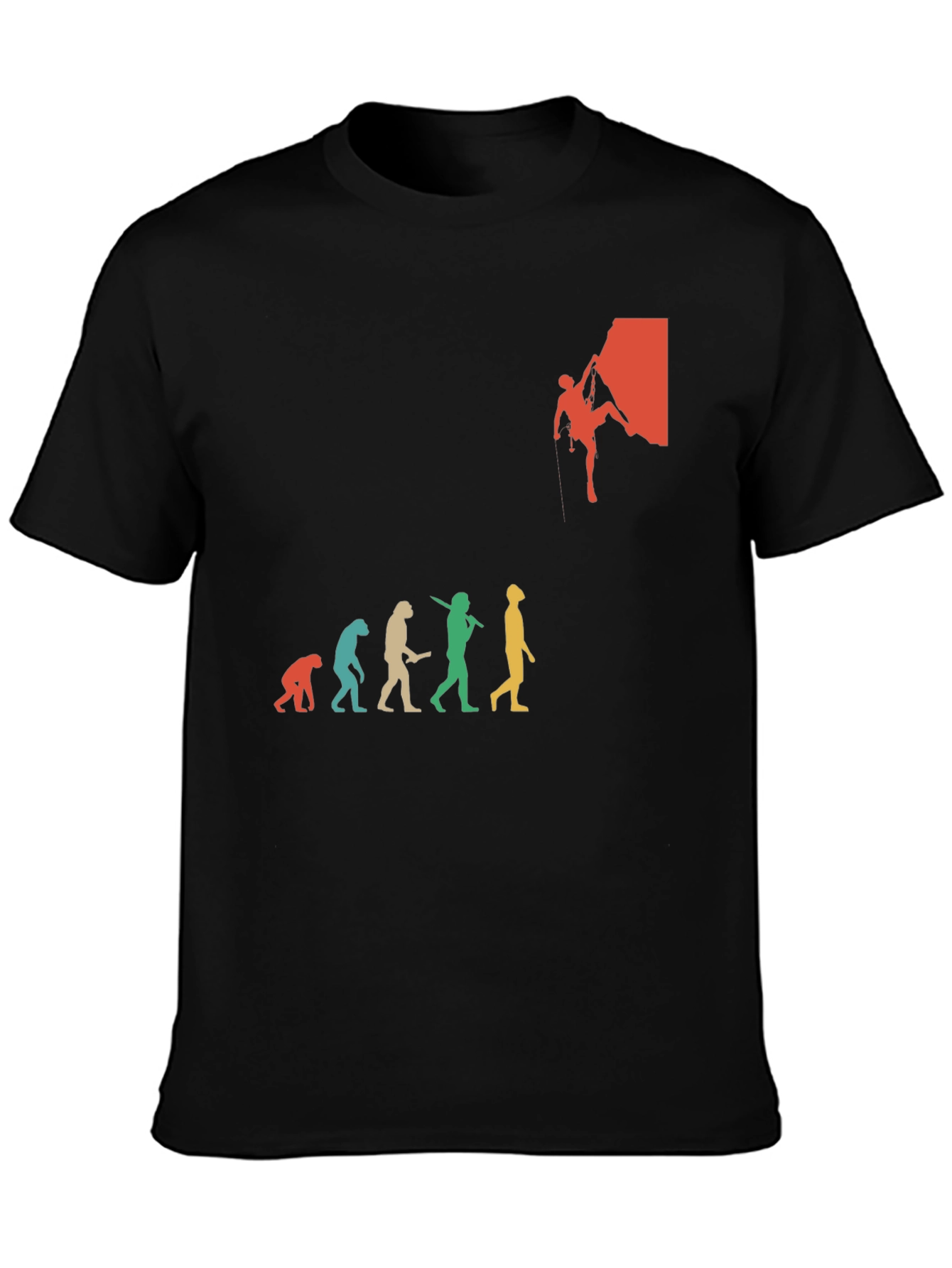 Climbing Evolution Graphic T-Shirt