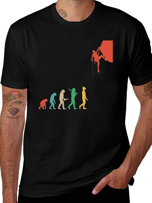 Climbing Evolution Graphic T-Shirt