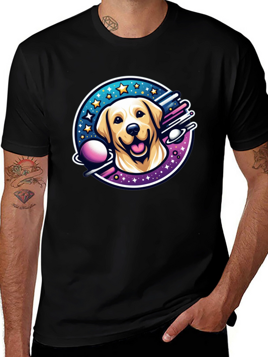 Cosmic Labrador T-Shirt - Space Dog Tee