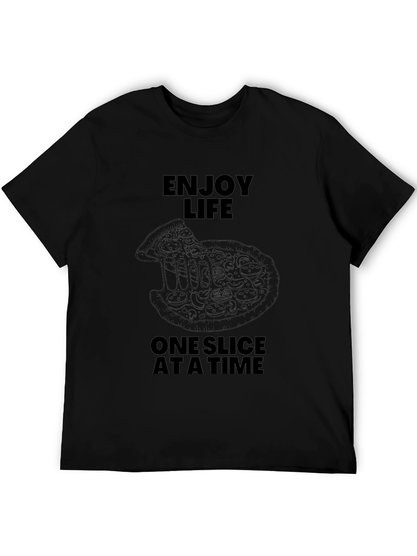 Enjoy Life Pizza T-Shirt - Funny Foodie Tee