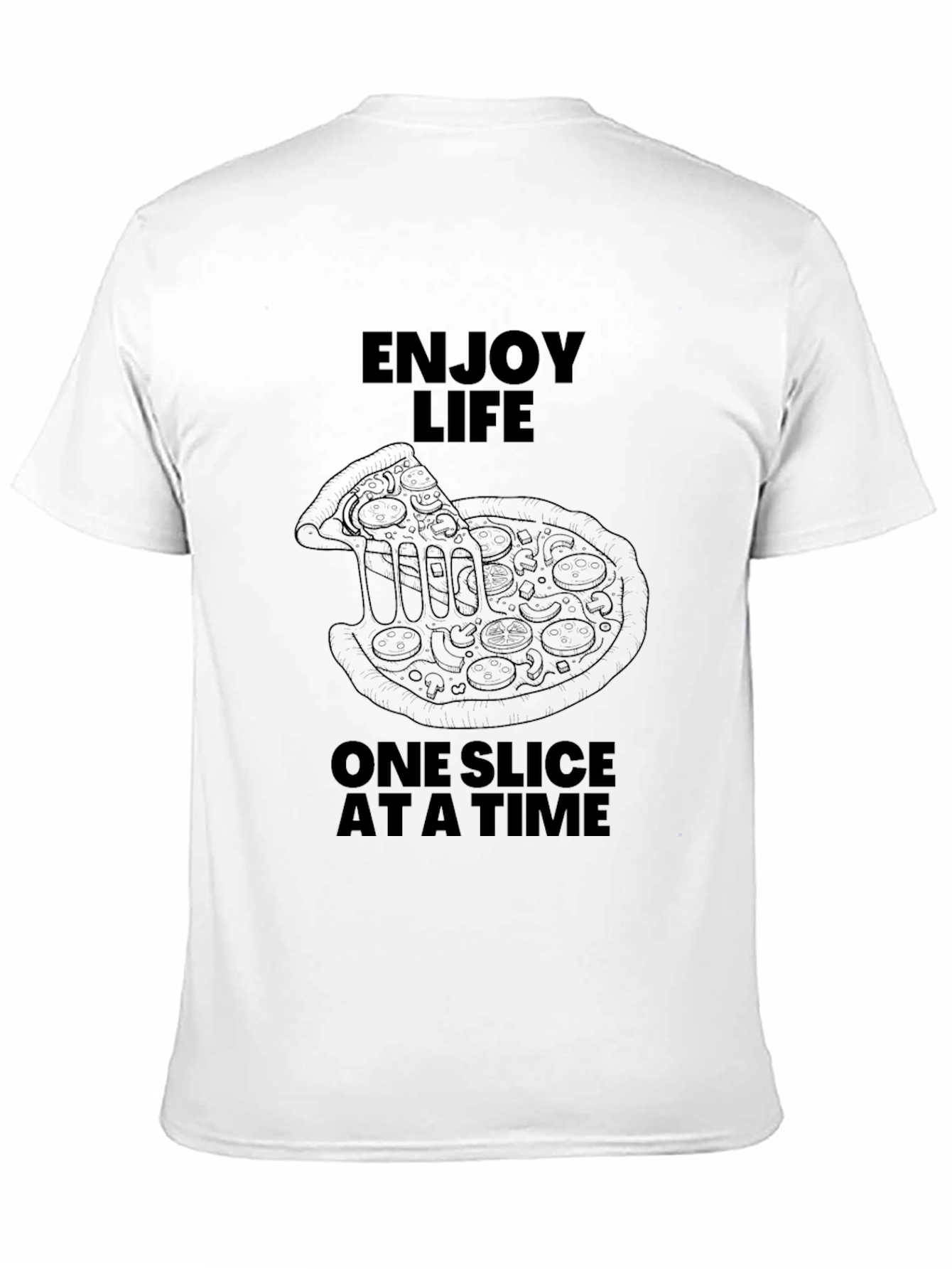Enjoy Life Pizza T-Shirt - Funny Foodie Tee