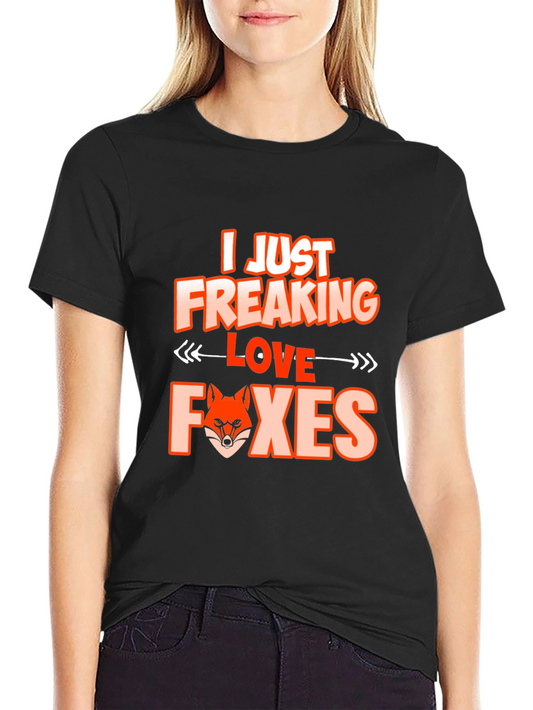 I Love Foxes Graphic Tee - Unique Fox Lover T-Shirt