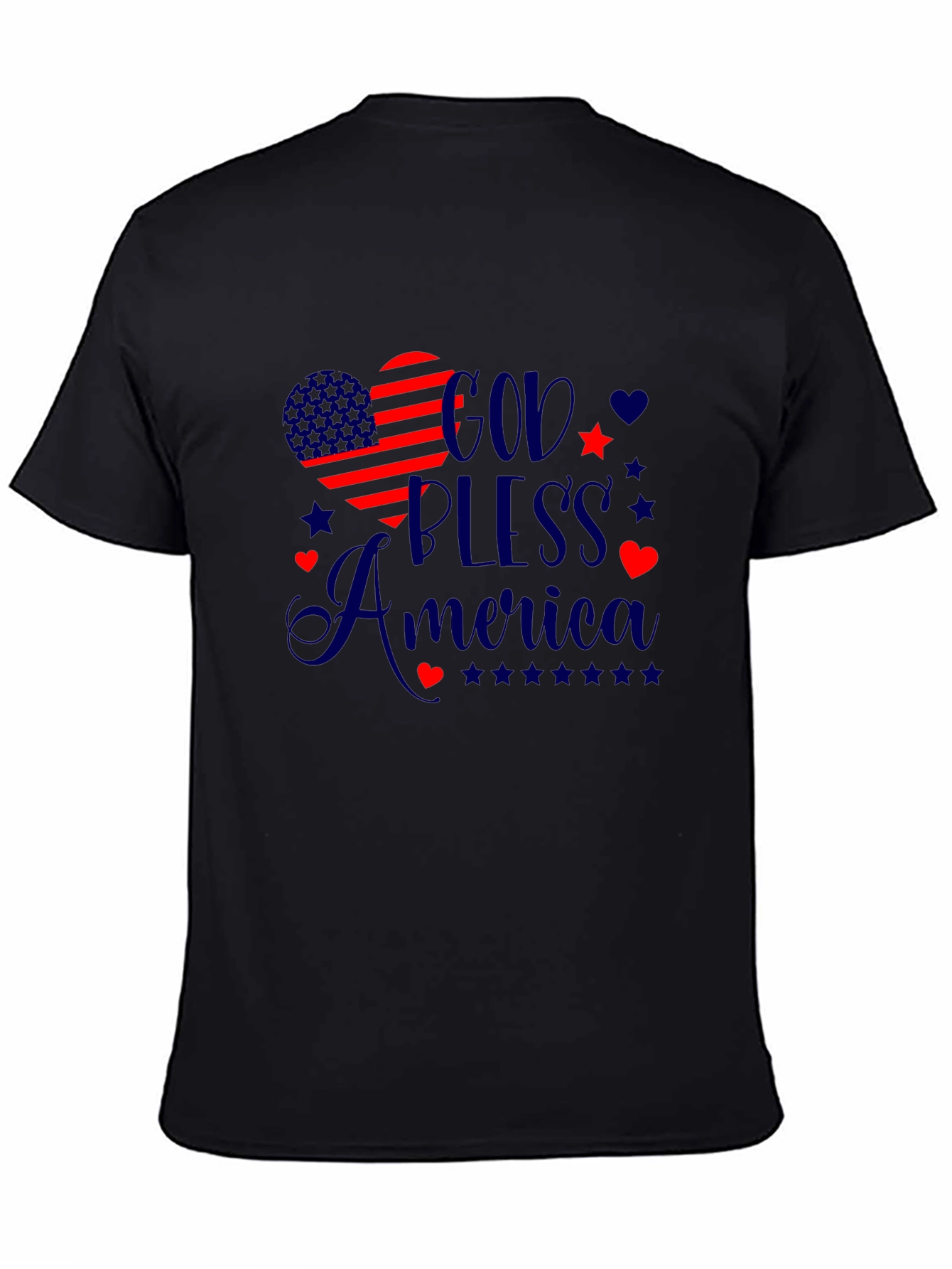 God Bless America Patriotic Graphic Tee
