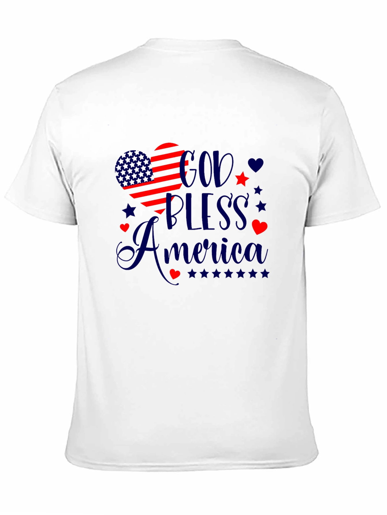 God Bless America Patriotic Graphic Tee