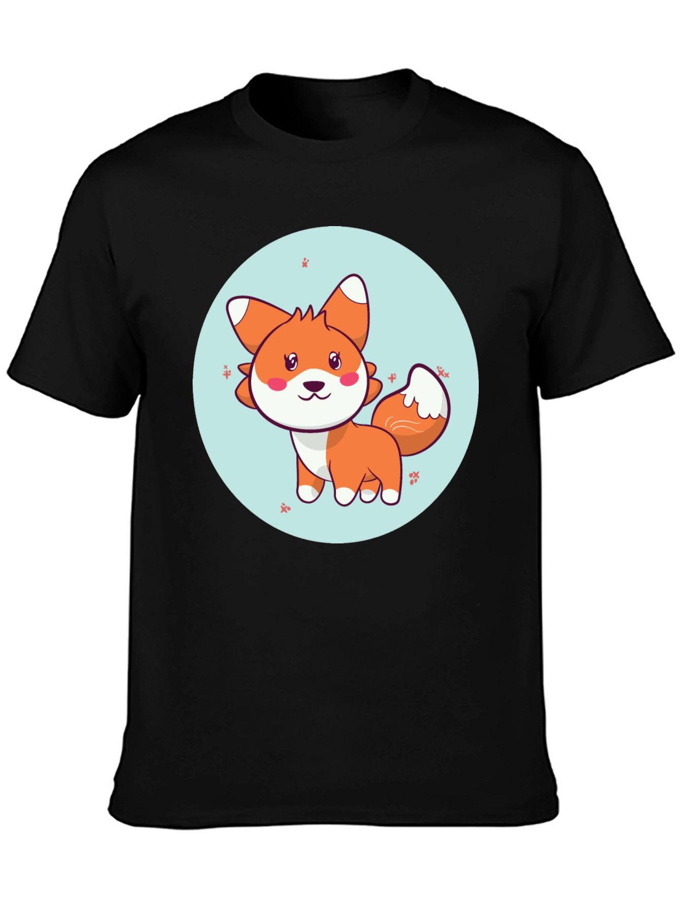 Cute Fox Graphic T-Shirt - Soft Cotton Blend