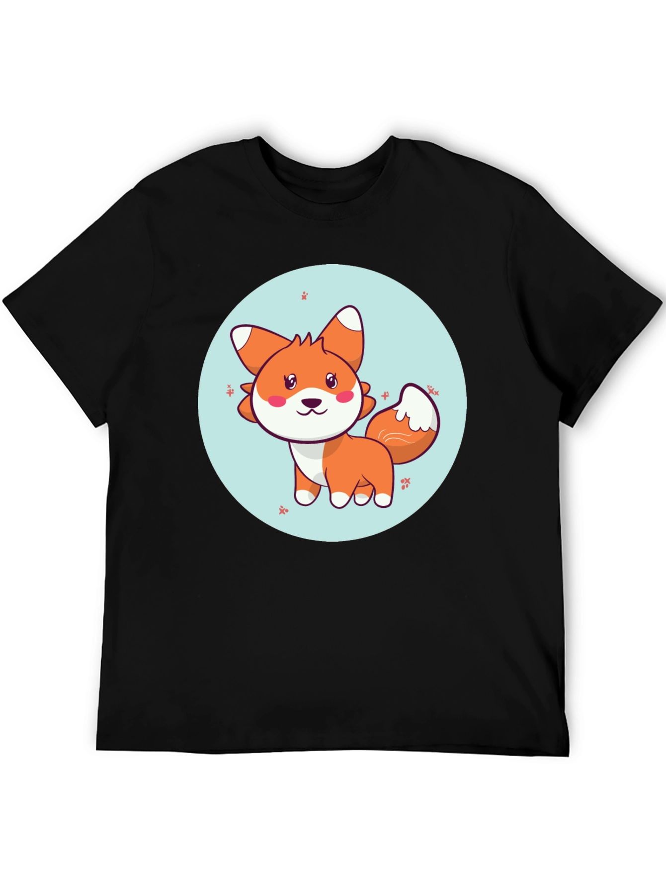 Cute Fox Graphic T-Shirt - Soft Cotton Blend