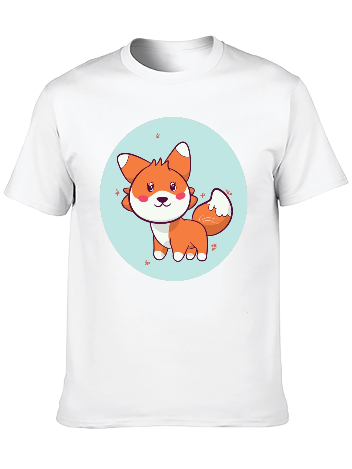 Cute Fox Graphic T-Shirt - Soft Cotton Blend