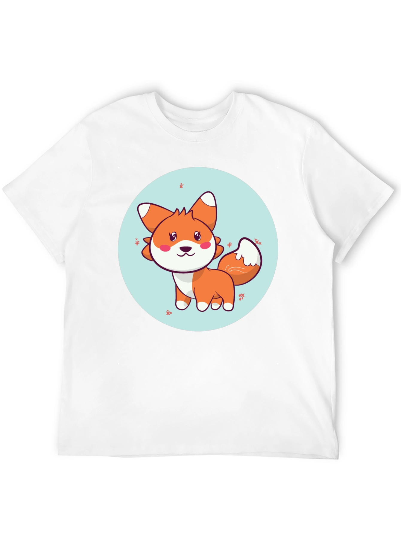 Cute Fox Graphic T-Shirt - Soft Cotton Blend