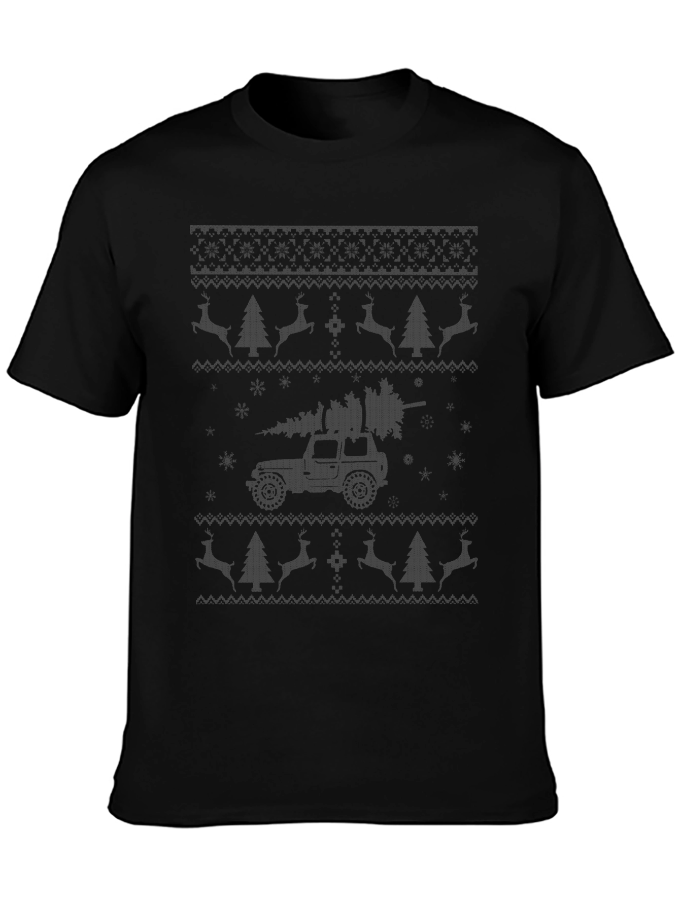 Christmas Jeep Tree T-Shirt