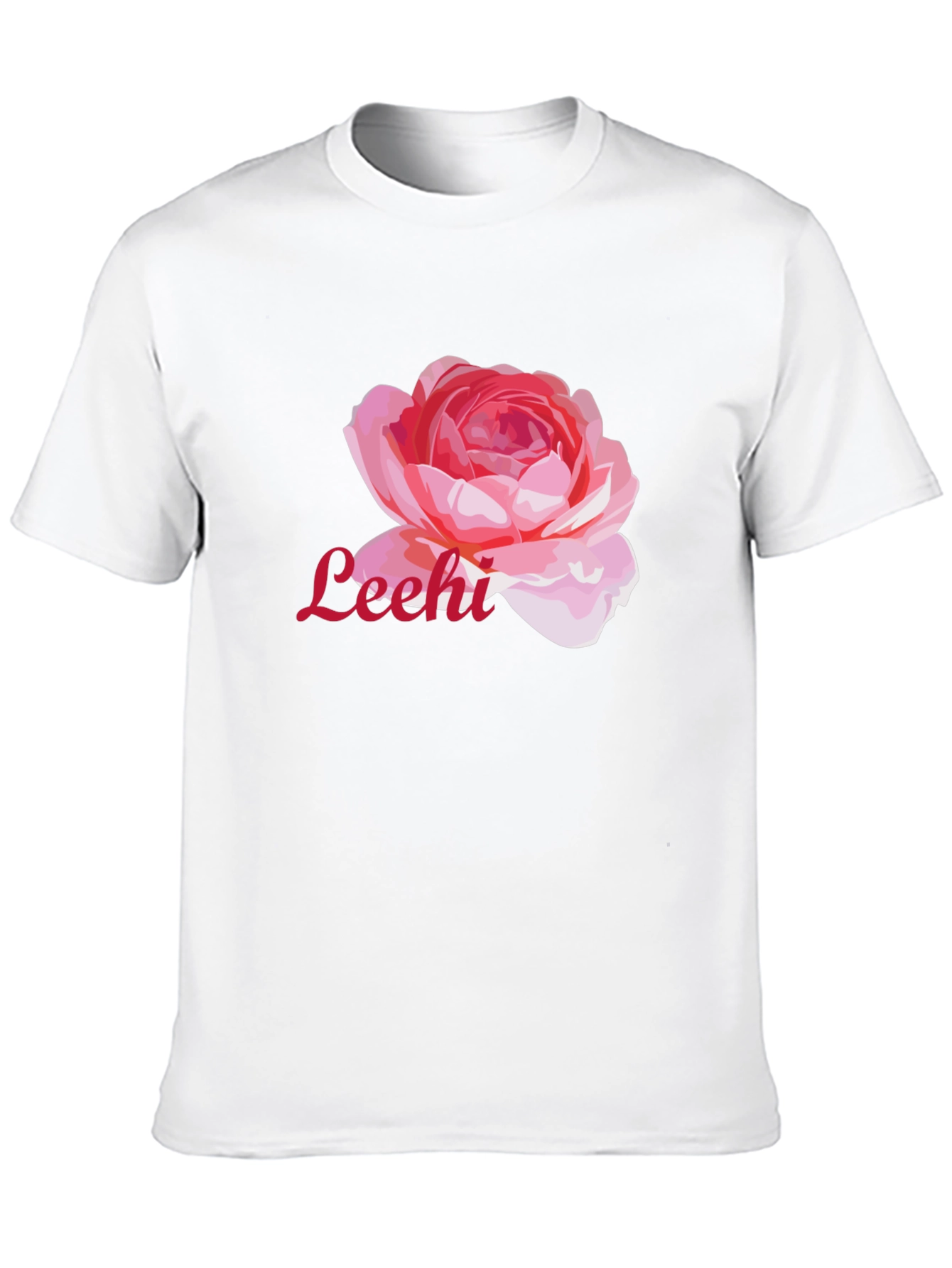 Floral Leehi Black Graphic Tee