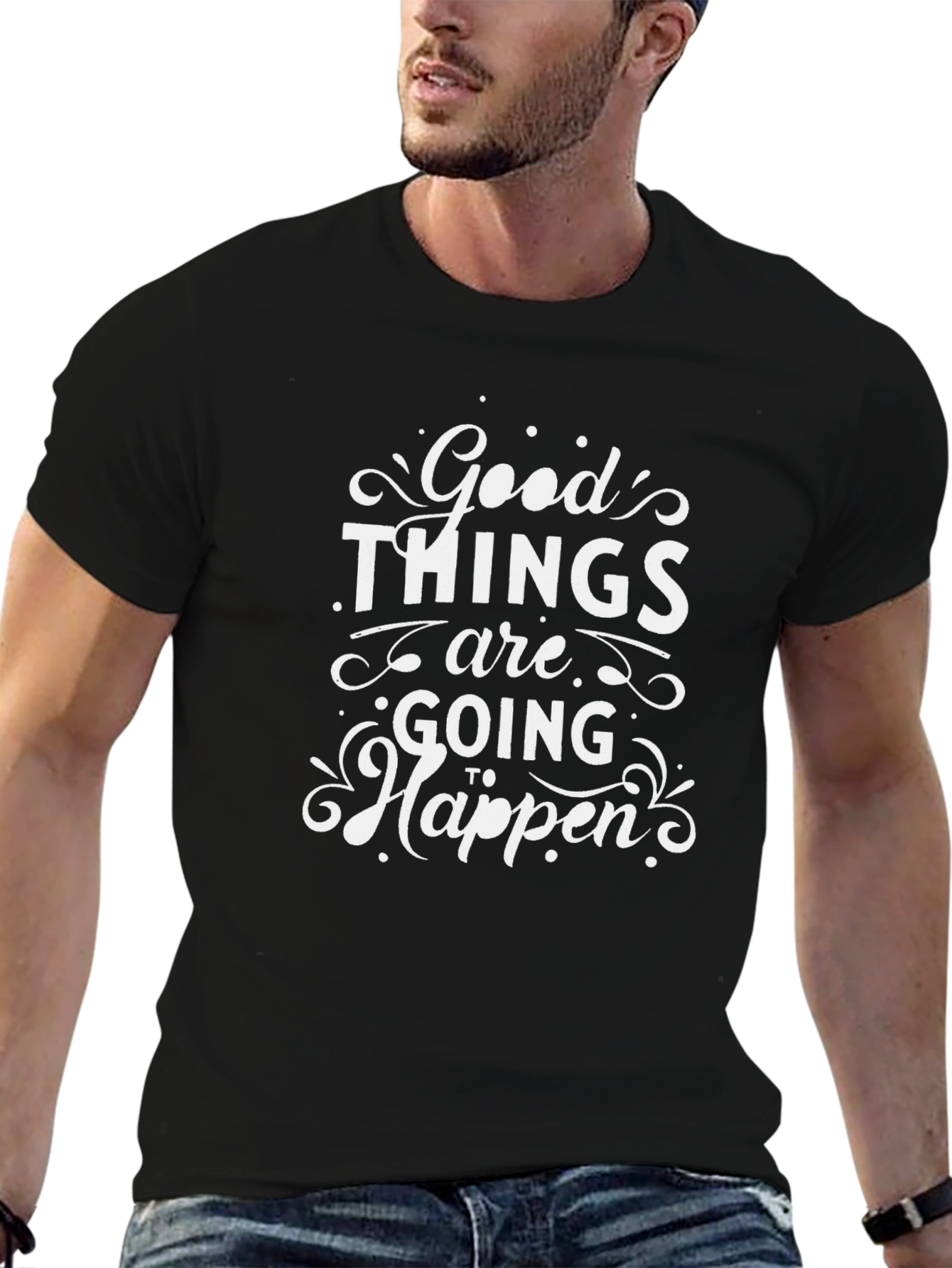 Good Things Graphic T-Shirt - Positive Vibes