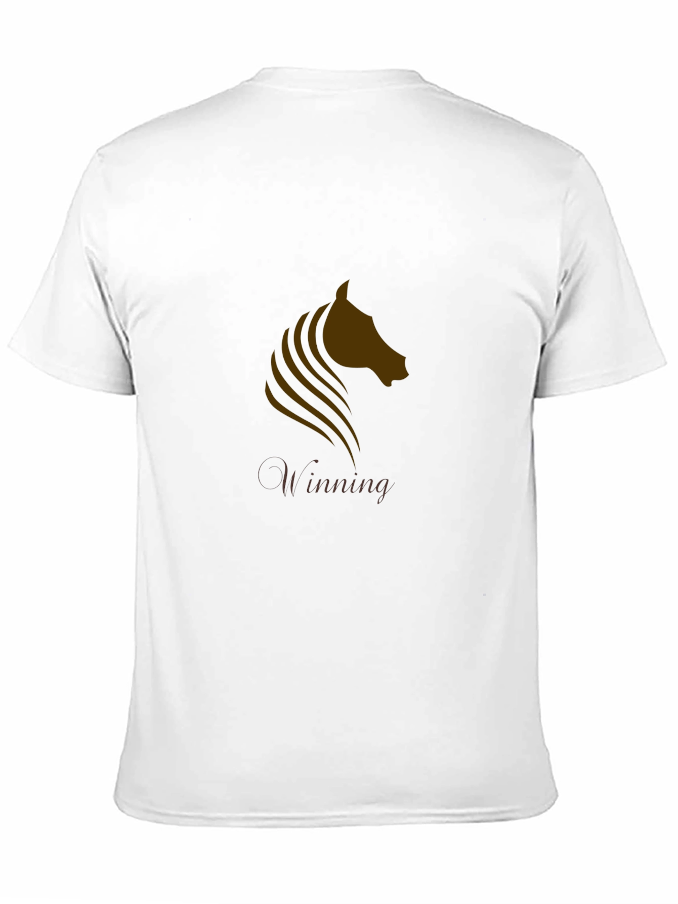 Winning Horse Graphic Tee - Black
