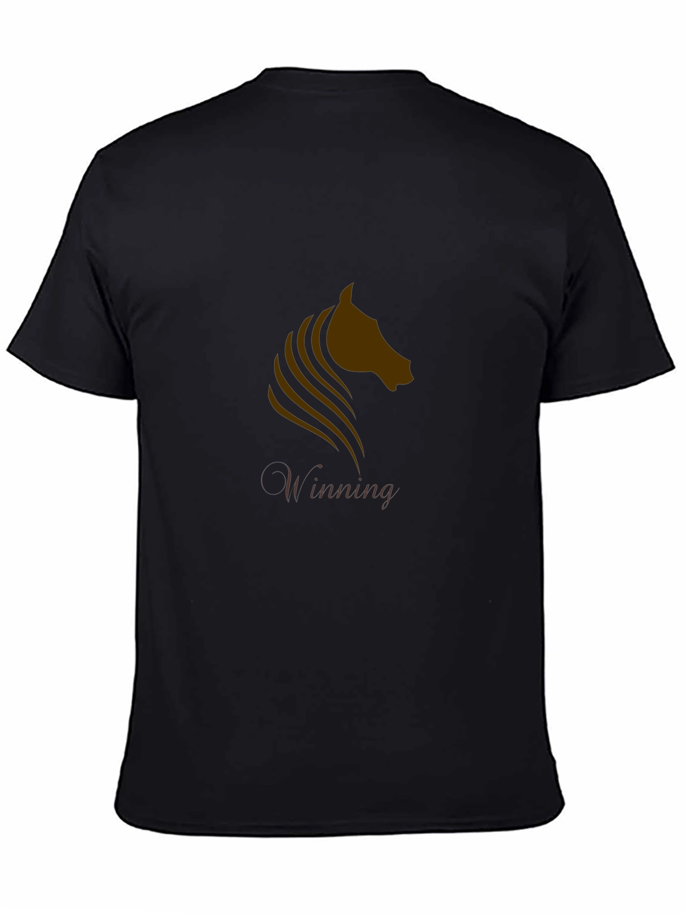 Winning Horse Graphic Tee - Black
