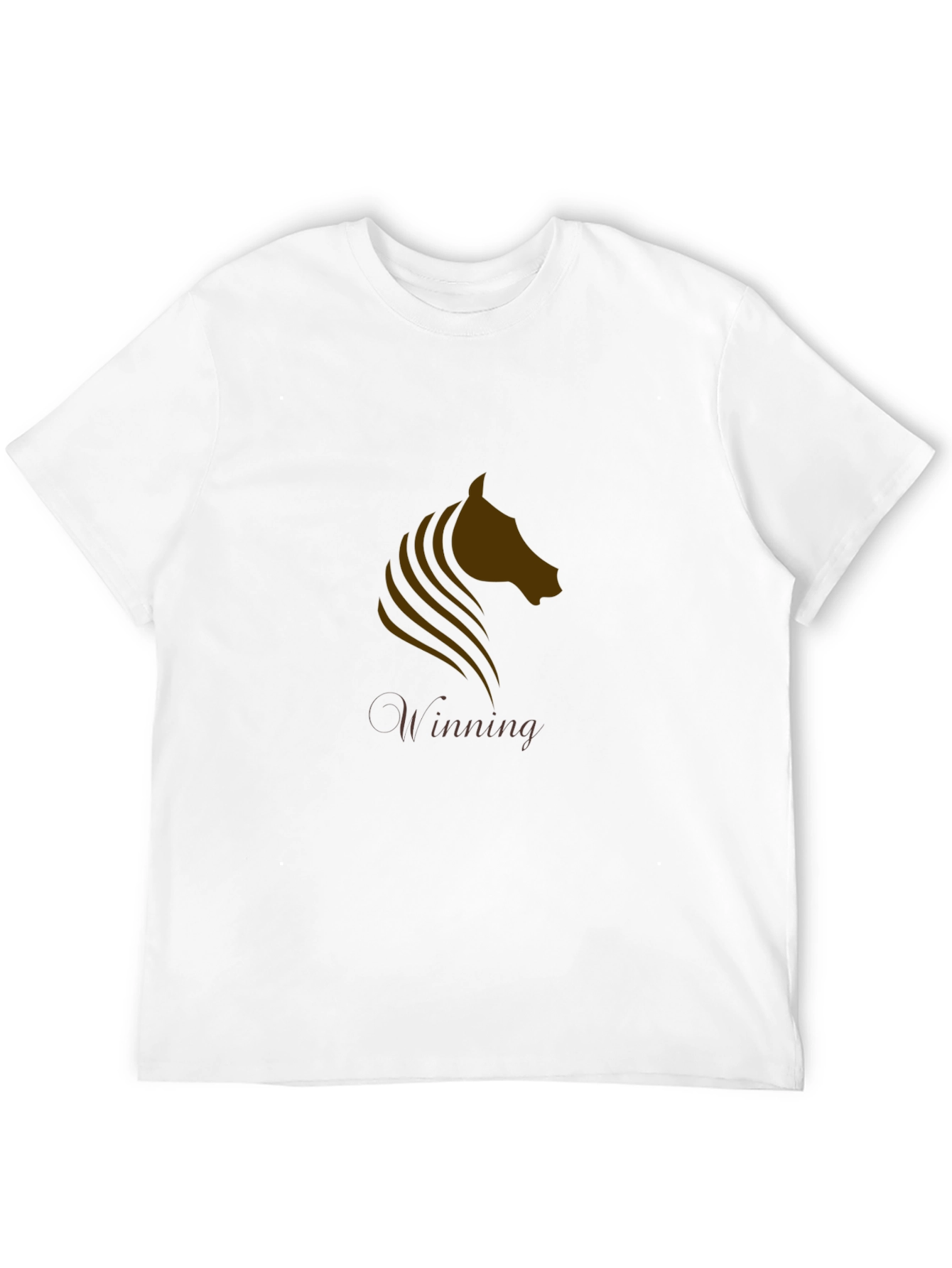 Winning Horse Graphic Tee - Black