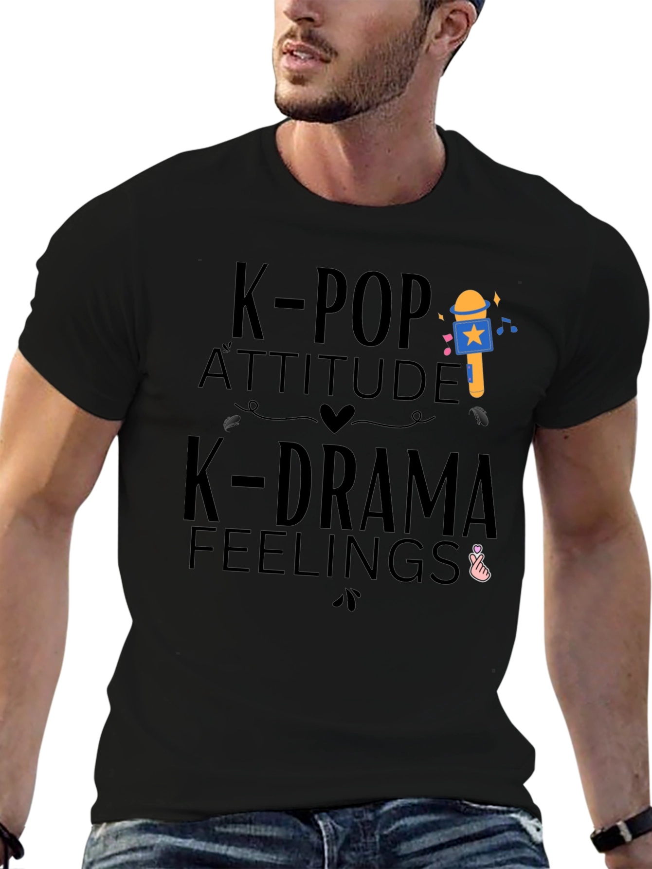 K-Pop Attitude & K-Drama Feelings T-Shirt