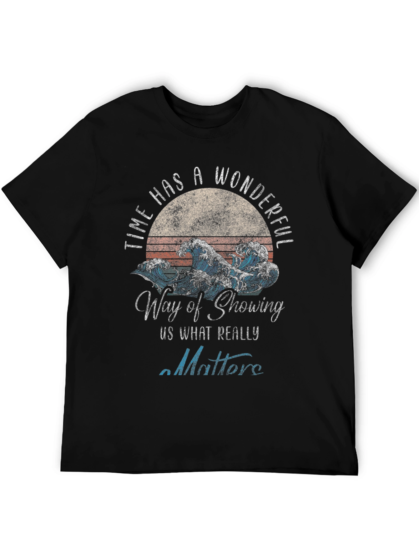 Wonderful Time Wave T-Shirt - Inspirational Graphic Tee