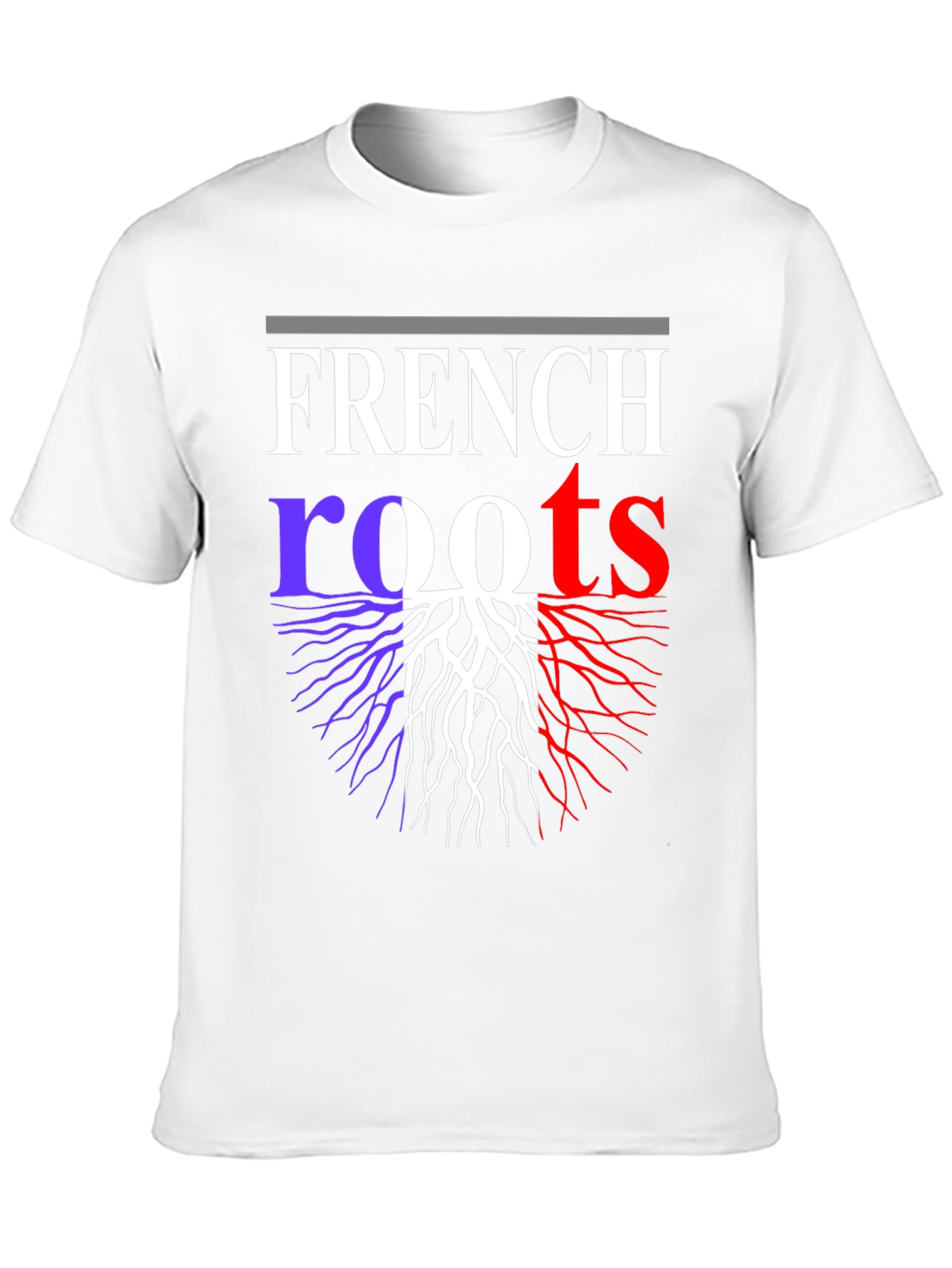 French Roots Graphic T-Shirt - Black Cotton Tee