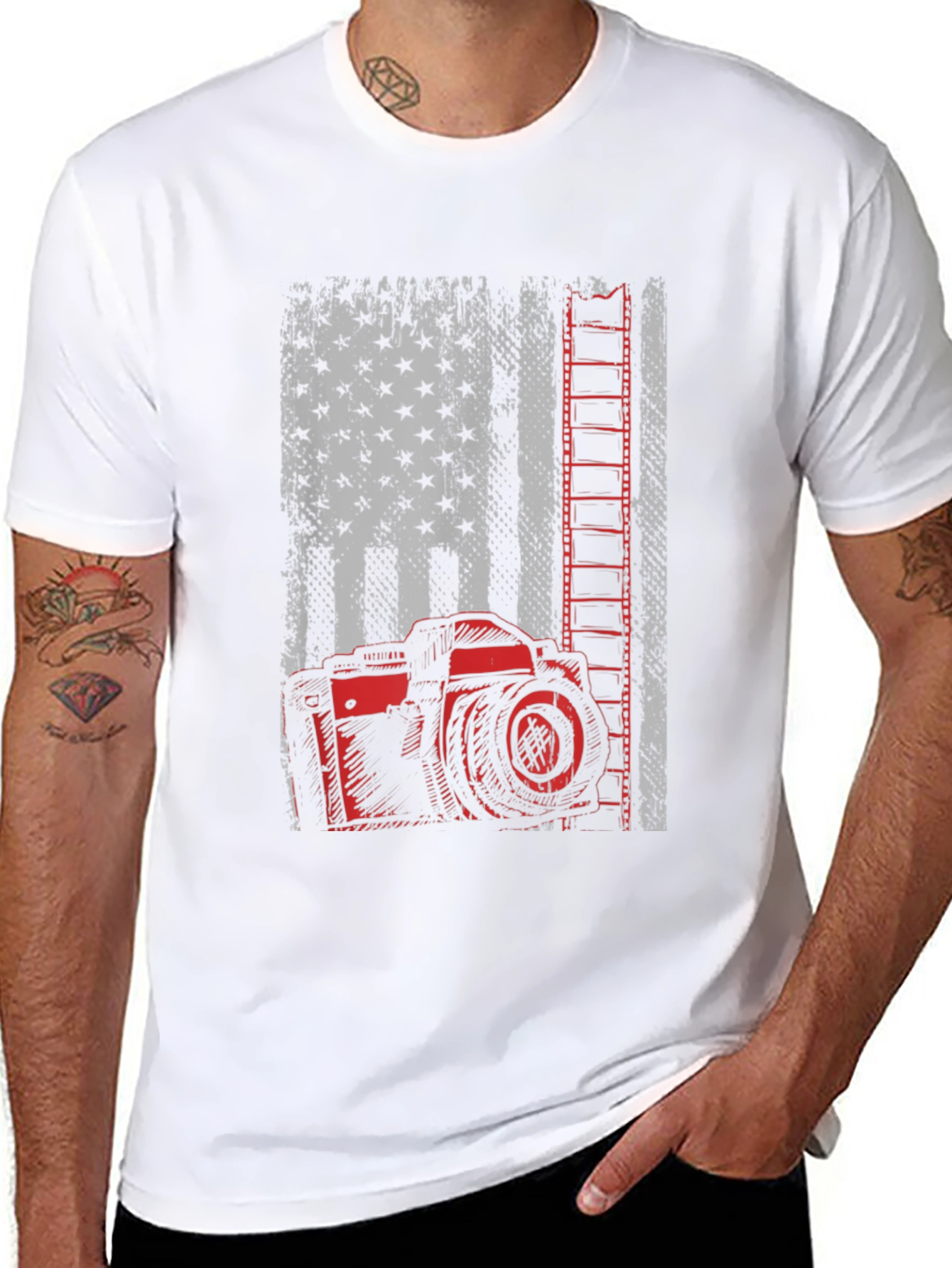 Photographers Patriotic Tee