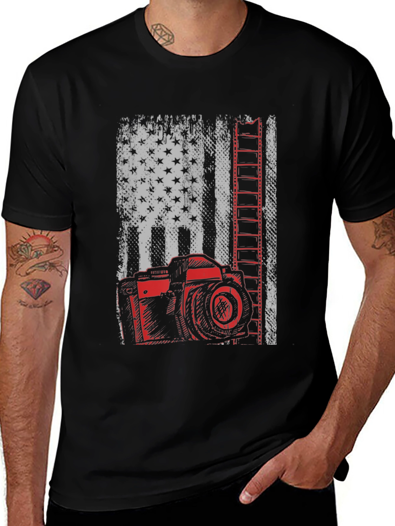Photographers Patriotic Tee