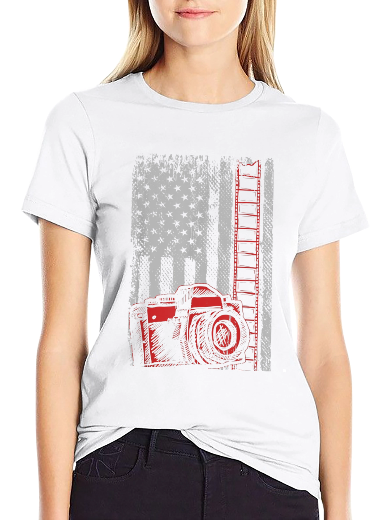 Photographers Patriotic Tee
