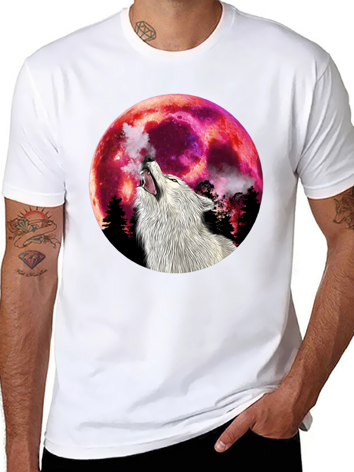 Wolf Moon T-Shirt - Graphic Tee