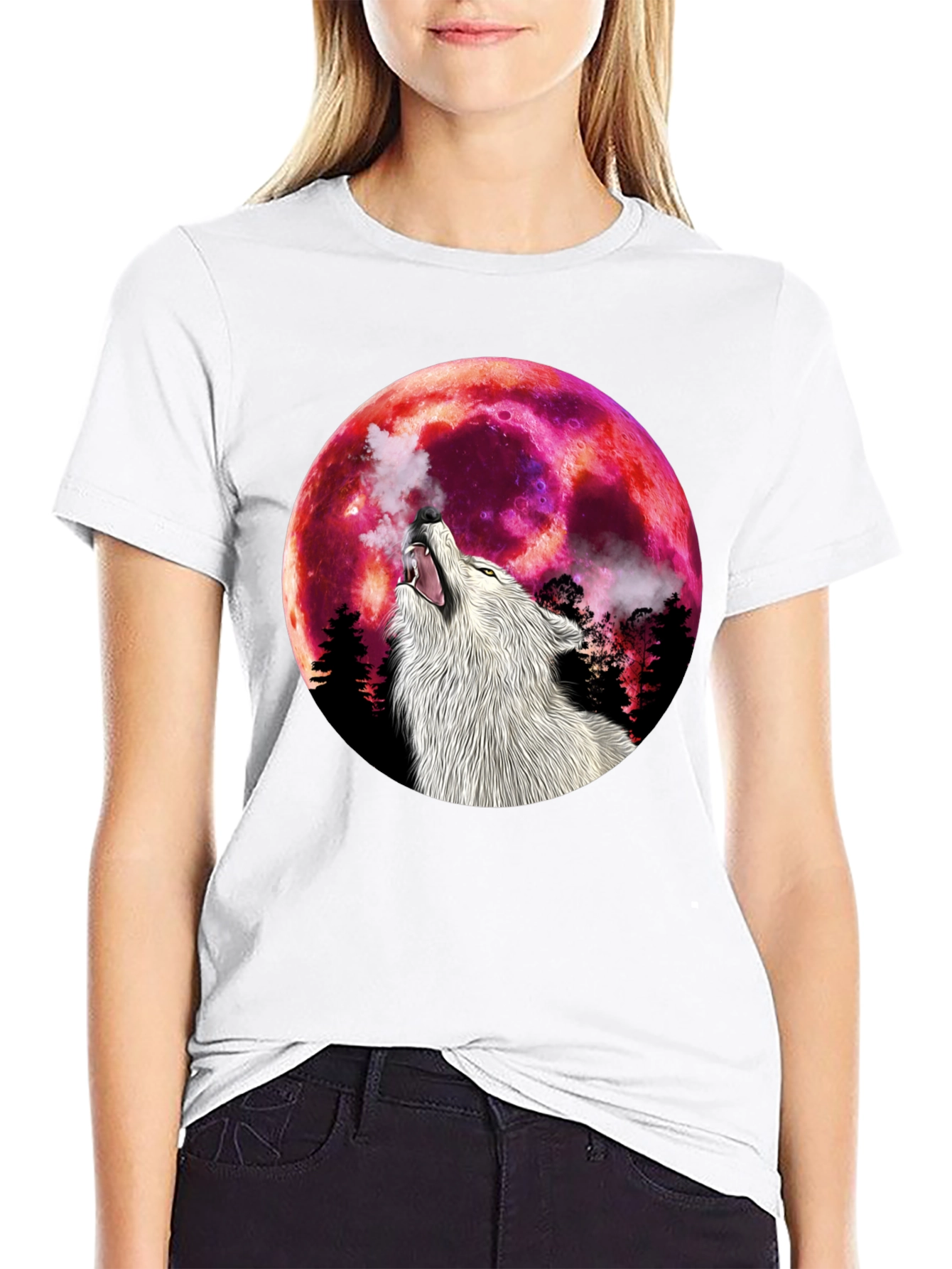 Wolf Moon T-Shirt - Graphic Tee