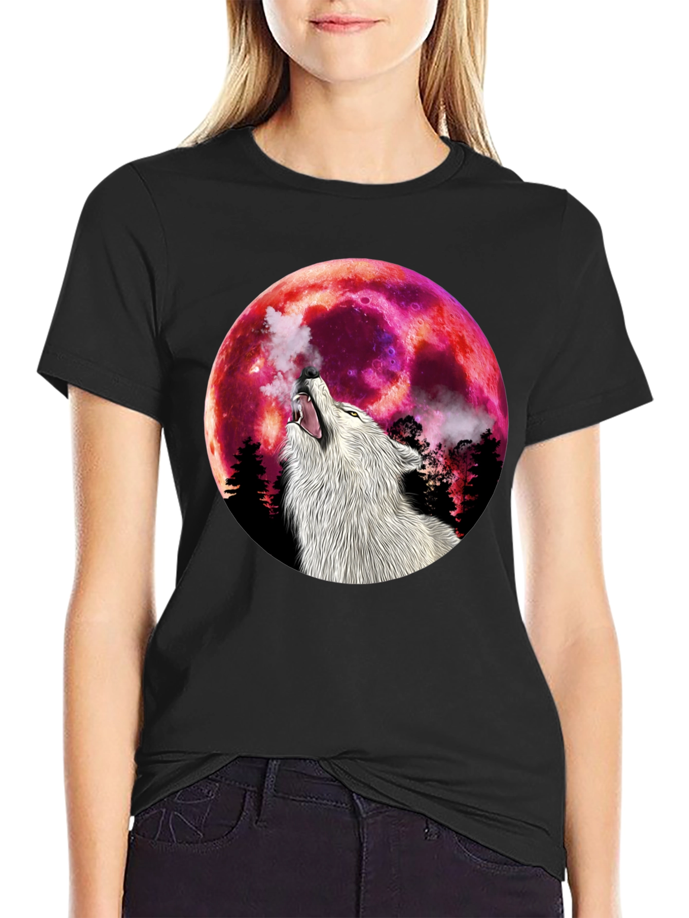 Wolf Moon T-Shirt - Graphic Tee