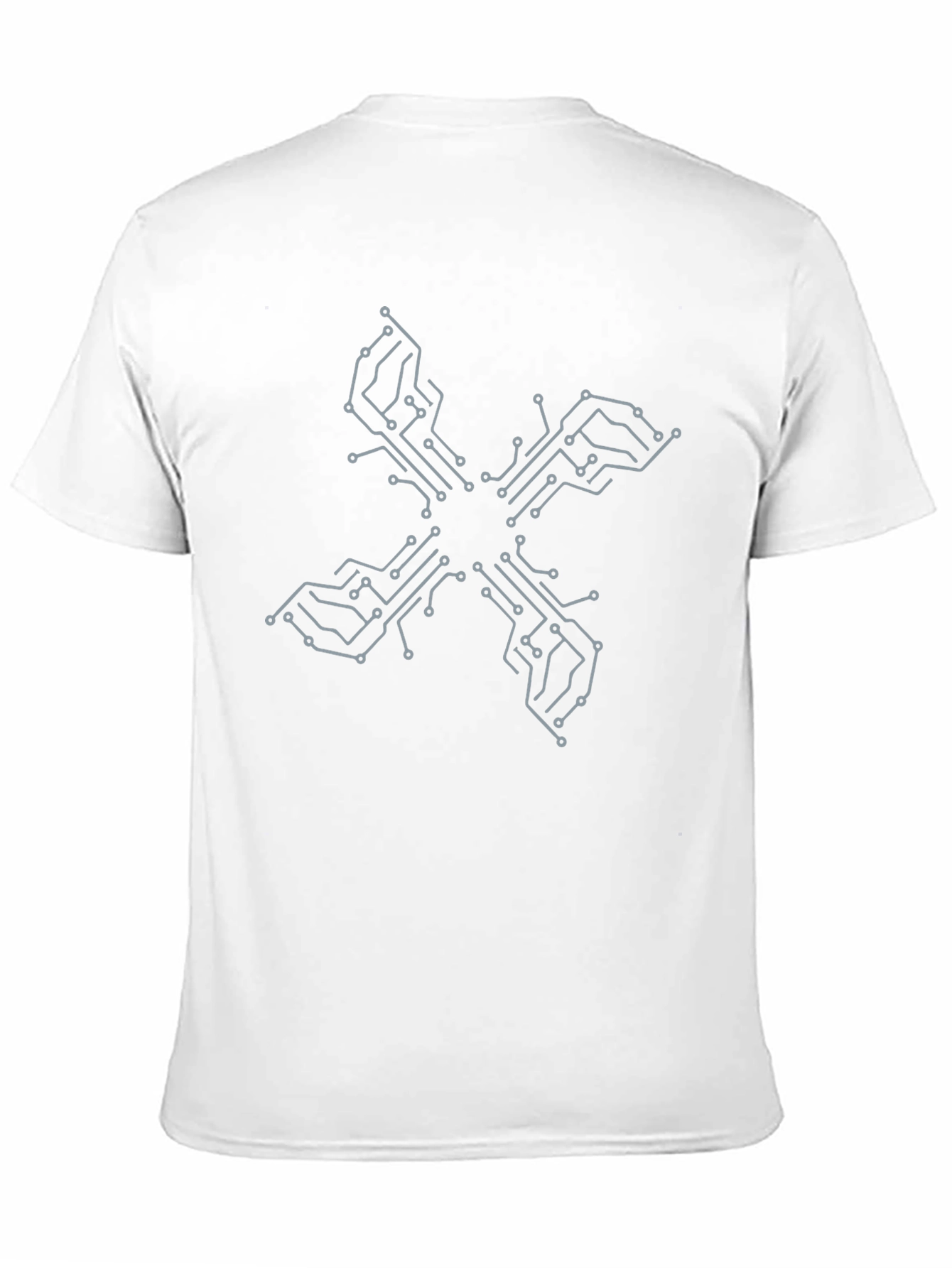 Tech Circuit Board Black T-Shirt