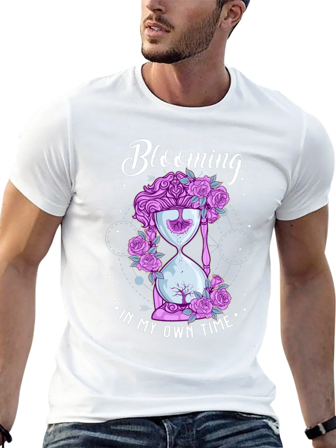 Blooming In My Own Time T-Shirt - Unique Design