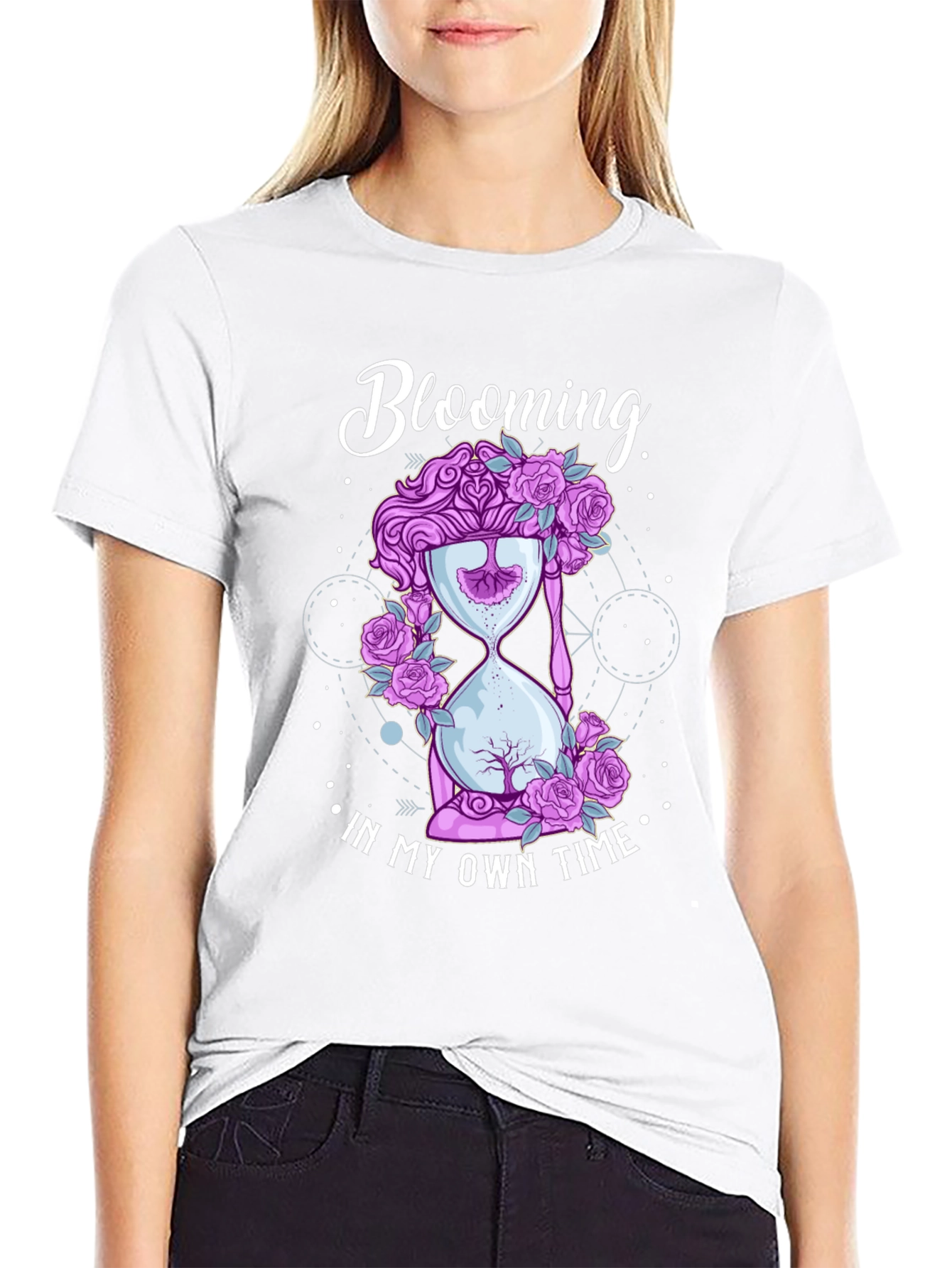Blooming In My Own Time T-Shirt - Unique Design