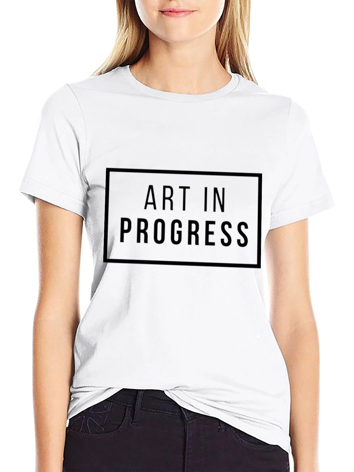 Art In Progress Black T-Shirt