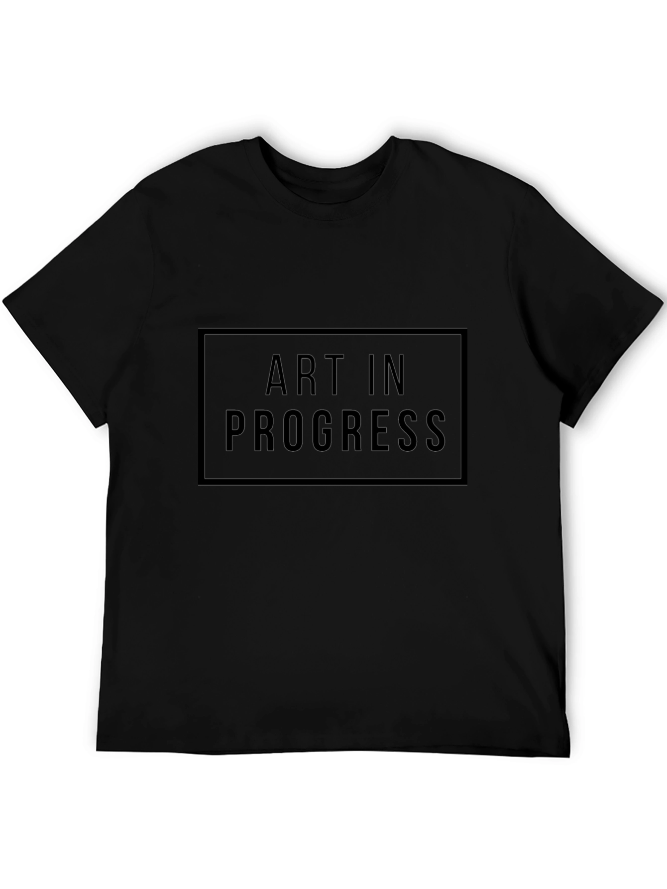Art In Progress Black T-Shirt