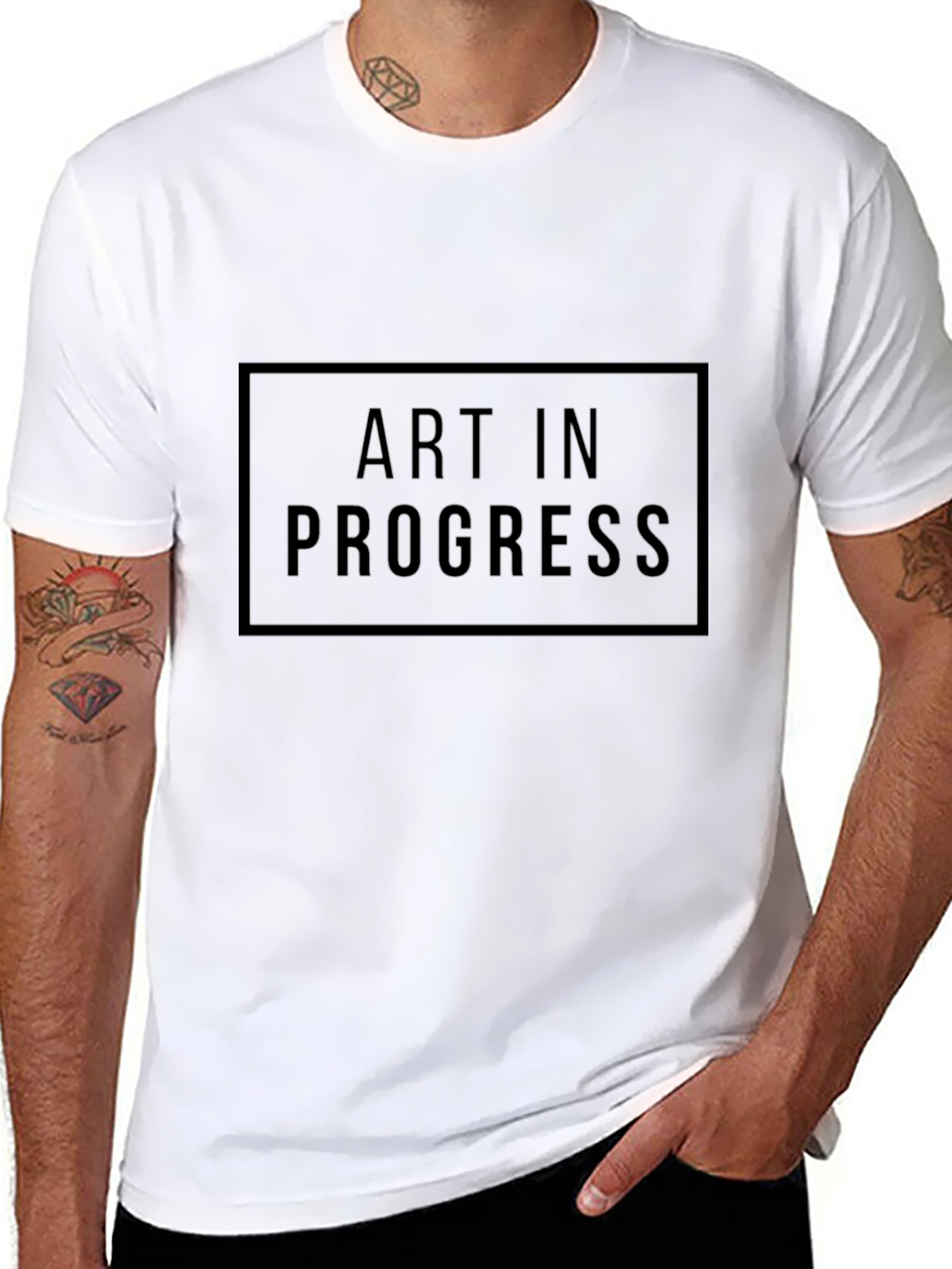 Art In Progress Black T-Shirt