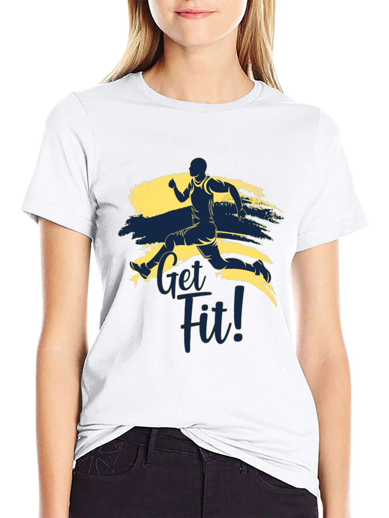 Get Fit Graphic Tee - Active Lifestyle T-Shirt